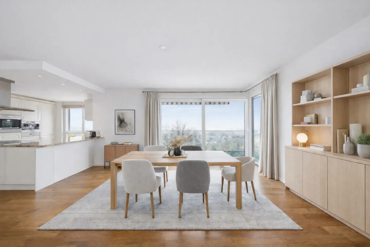 Geräumige Wohnung mit Balkonen und herrlicher Aussicht - Foto 2 von 14