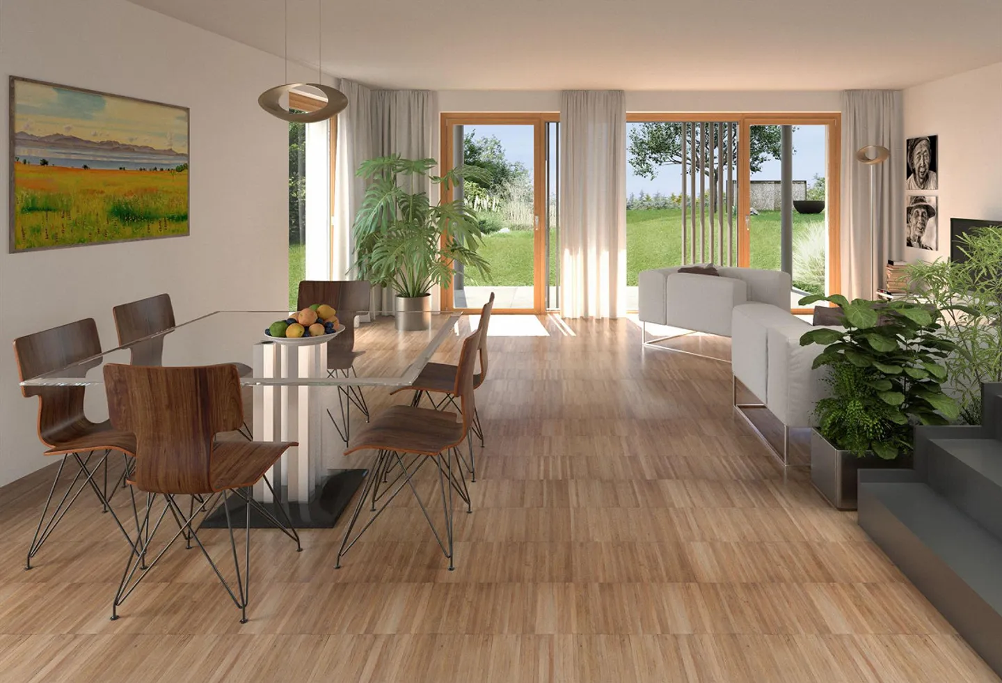 5 maisons mitoyennes à Salmsach - Photo 2 sur 5