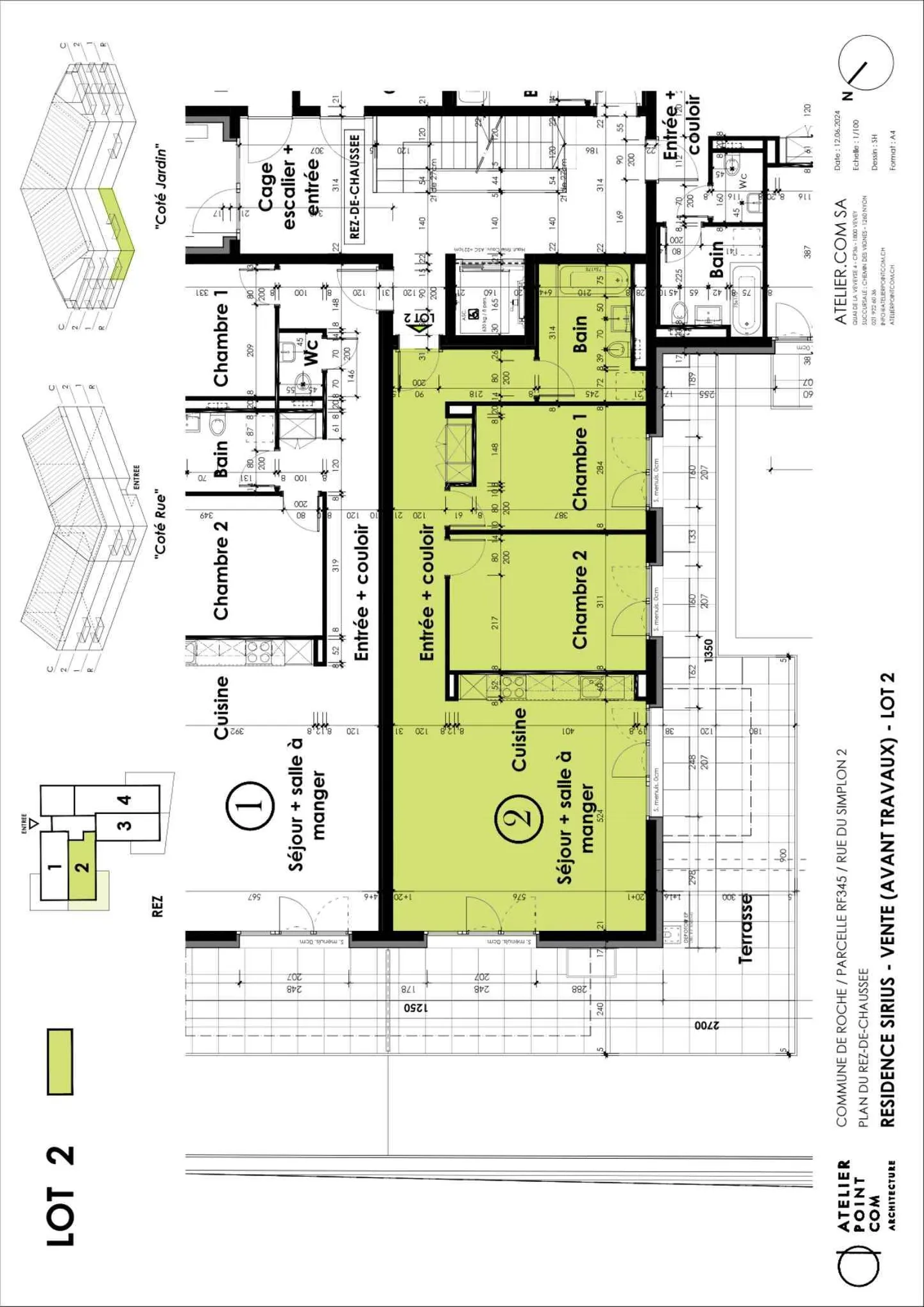 Appartement 3,5 pièces à Roche VD - Lot 2 - Photo 9 sur 9