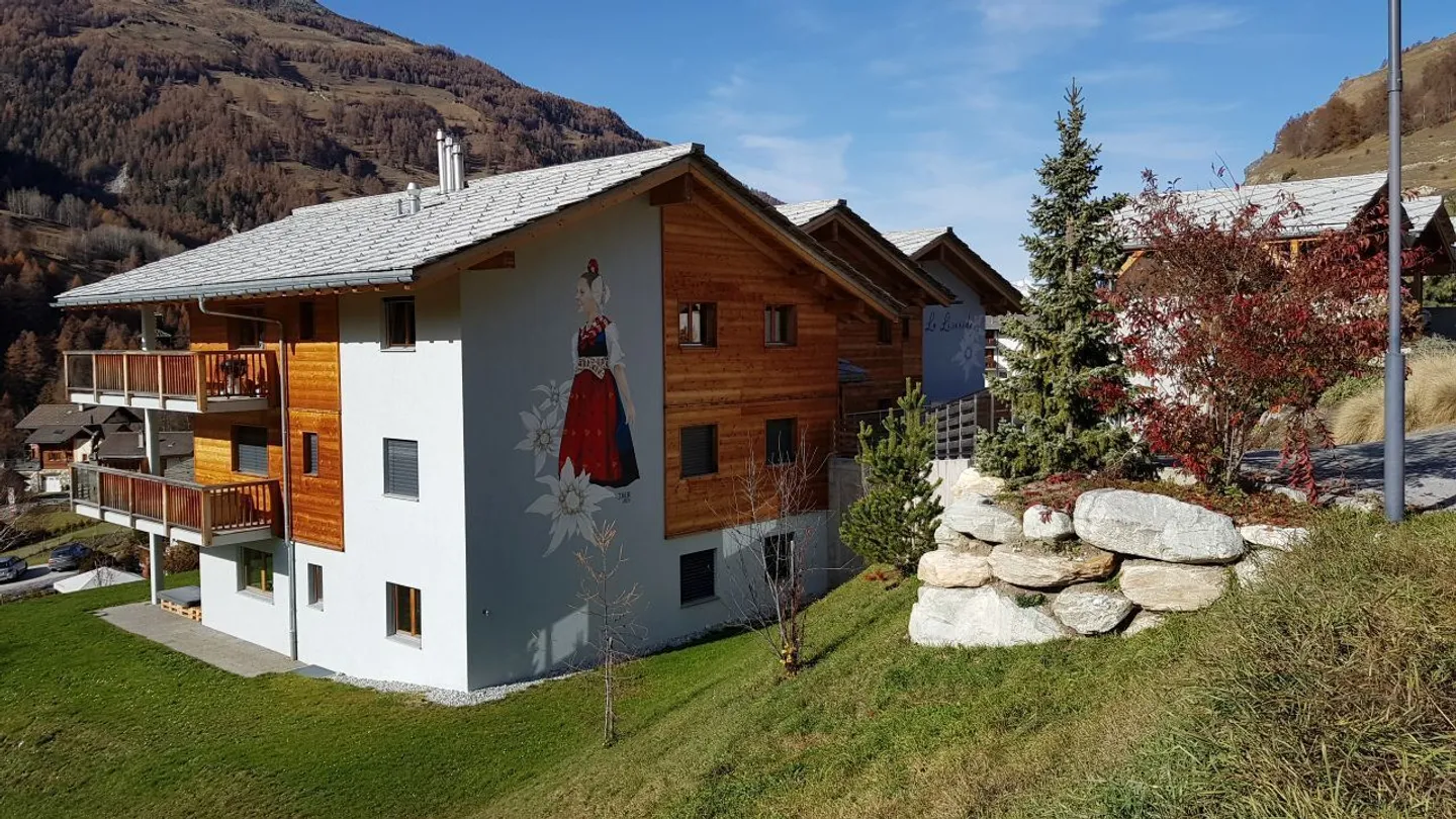 Charming contemporary apartment with unobstructed view in Evolène - Photo 3 of 12