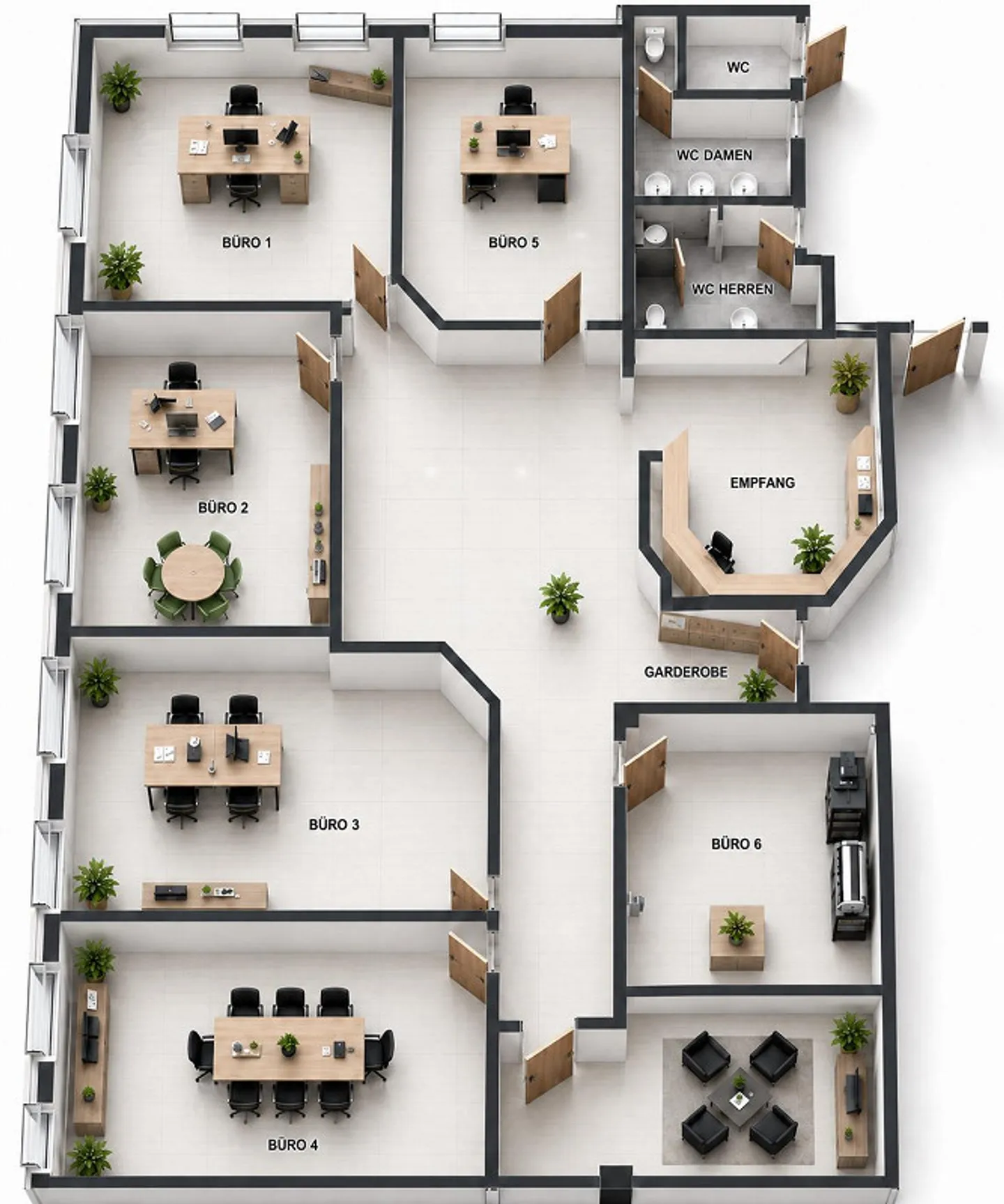 Spazio per ufficio o studio di 250 m² in una buona posizione a Landquart - Foto 15 di 18