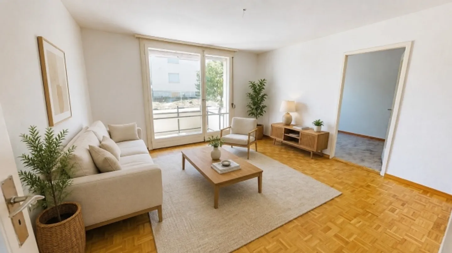 Practical 3.0 room apartment in Seebach (Limited until 31.03.2027) - Photo 1 of 1