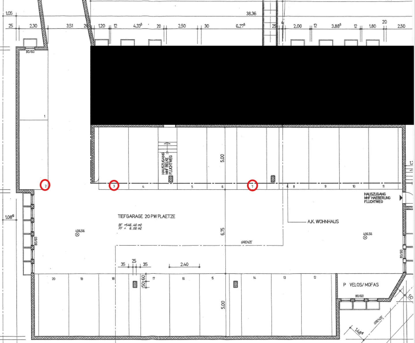 Underground parking space in Ottenbach - Photo 2 of 4