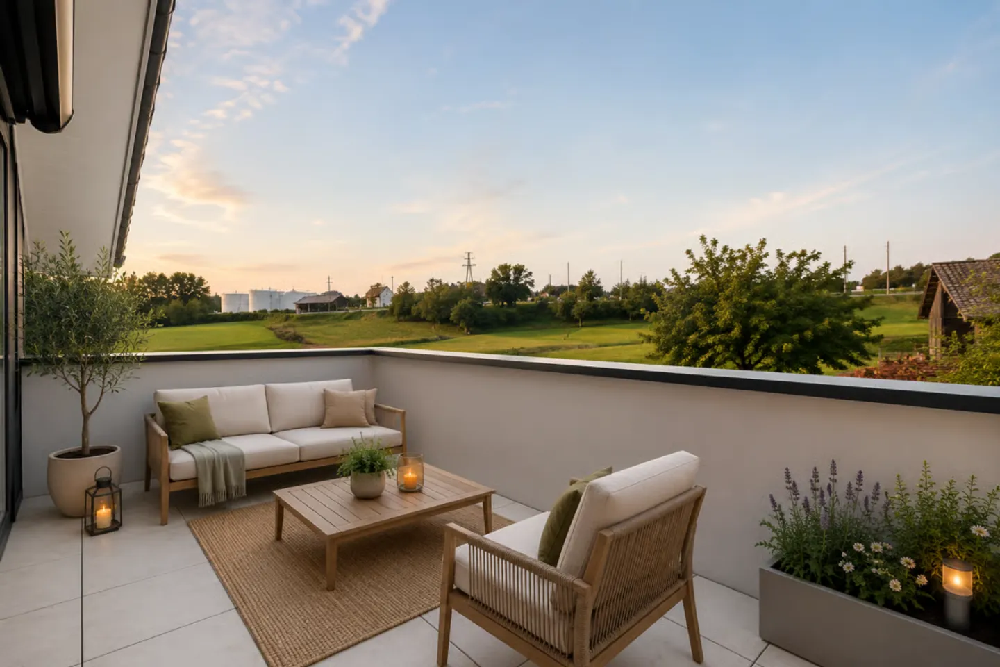 Quietly Located 3.5-Room New Build Attic Apartment with Views of Greenery - Photo 2 of 9