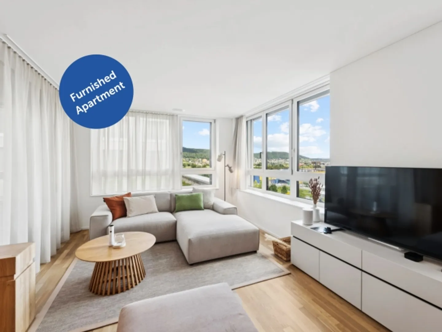 Furnished Apartments with Madrid Flair directly in the largest shopping center in Switzerland! - Photo 1 of 11