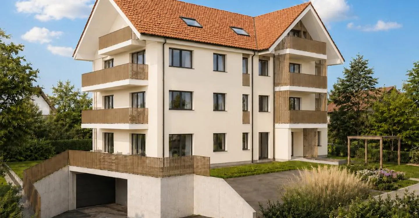New 3.5-room apartment in the heart of Oron-la-Ville - Photo 1 of 7
