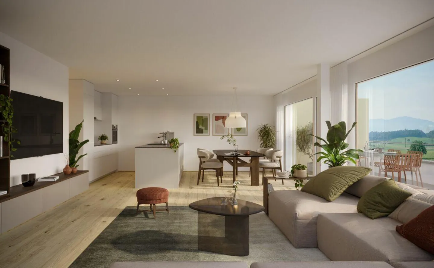 4.5-Zimmer-Neubauwohnung mit grosser Terrasse - Foto 2 von 3