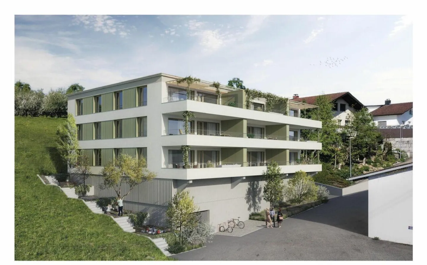 4.5-Zimmer-Neubauwohnung mit grosser Terrasse - Foto 3 von 3