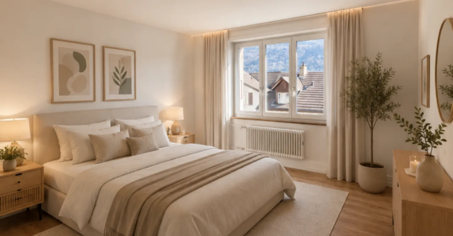 St-Imier, superb 3.5-room apartment on the 2nd floor with balcony - Photo 3 of 6