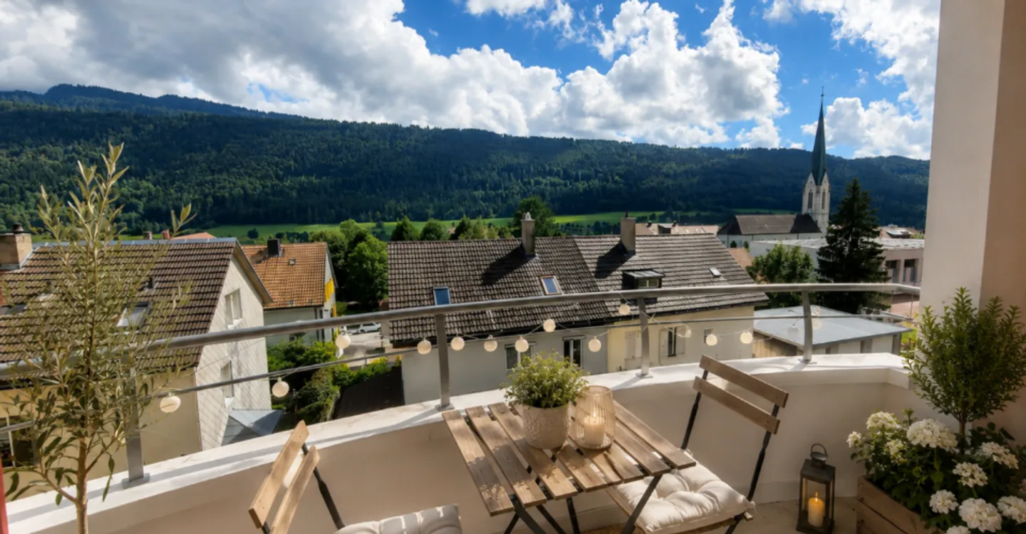 St-Imier, superb 3.5-room apartment on the 2nd floor with balcony - Photo 6 of 6