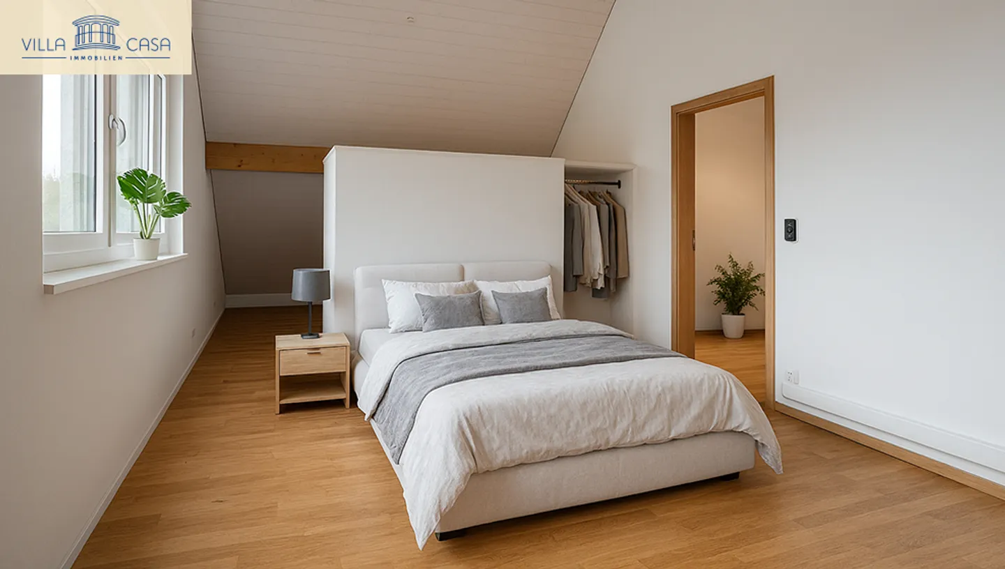 Appartement sous les combles 4½ pièces avec vue sur le lac à Spiez - Idéal pour le télétravail ! - Photo 10 sur 16