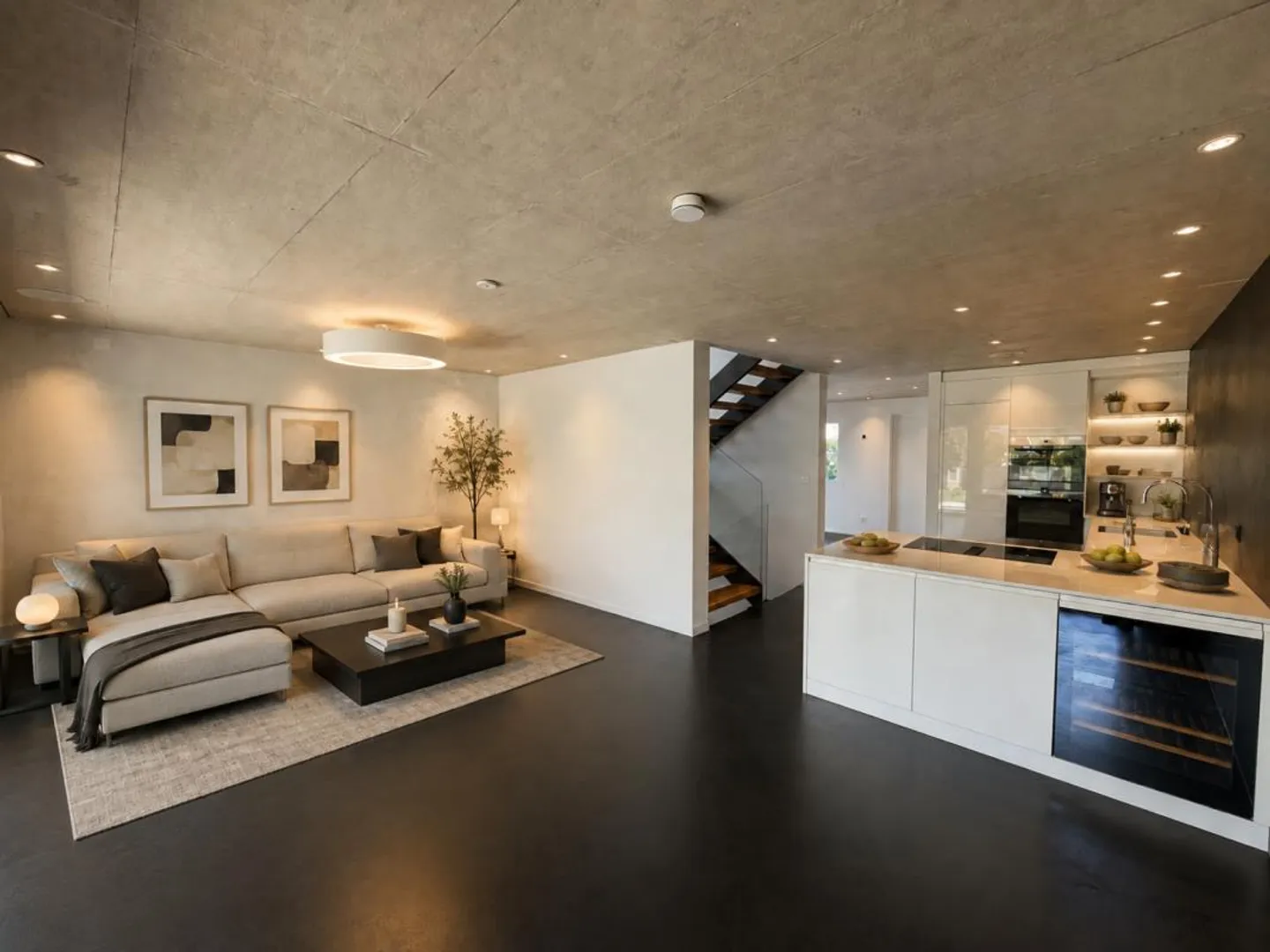 Maison jumelée de 5,5 pièces de haute qualité avec jardin confortable - Photo 4 sur 11