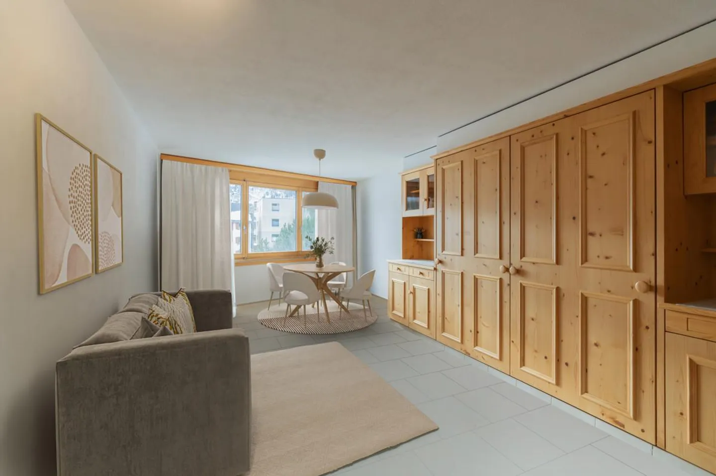 Maloja : Studio ensoleillé avec vue sur la montagne - Photo 1 sur 6