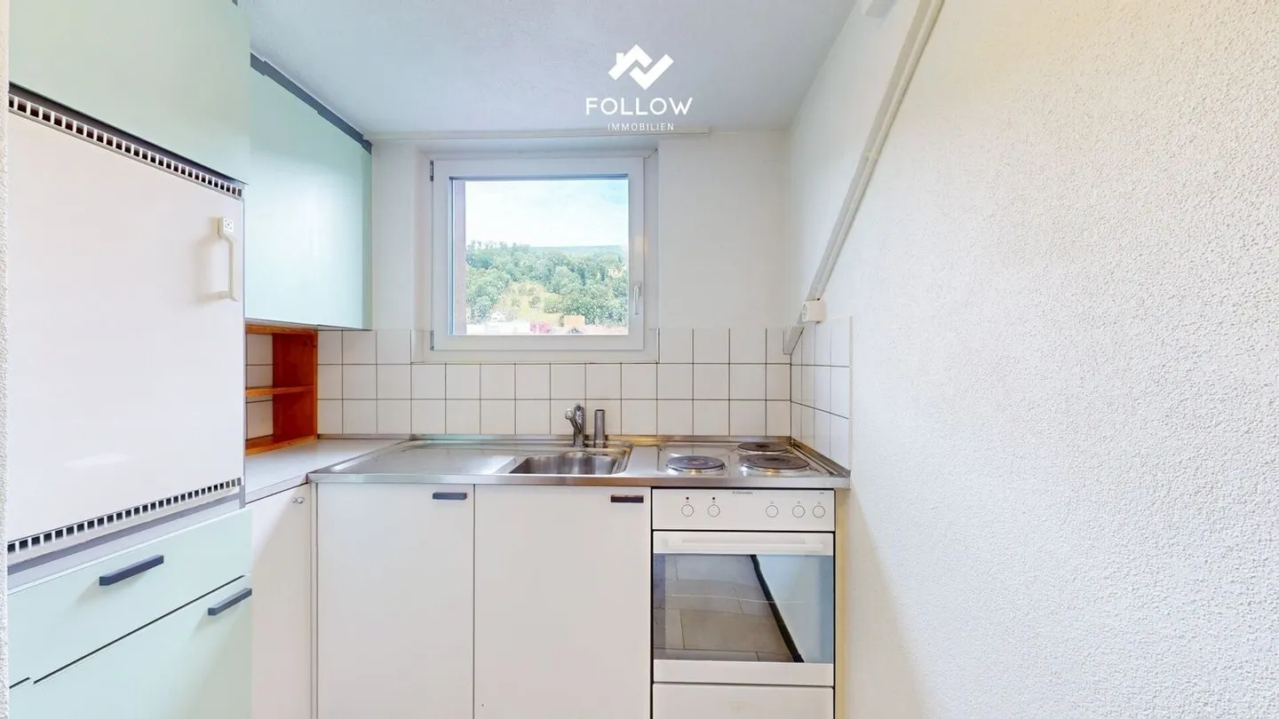 Charmante 3-Zimmer-Wohnung mit renoviertem Flair - zentral in Lengnau - Foto 3 di 10