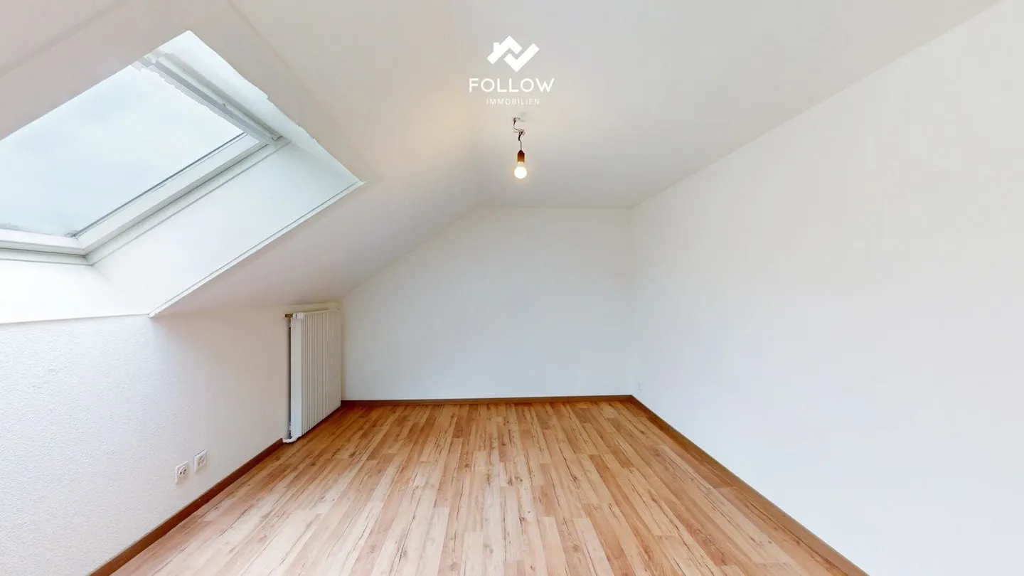 Charmante 3-Zimmer-Wohnung mit renoviertem Flair - zentral in Lengnau - Foto 6 di 10