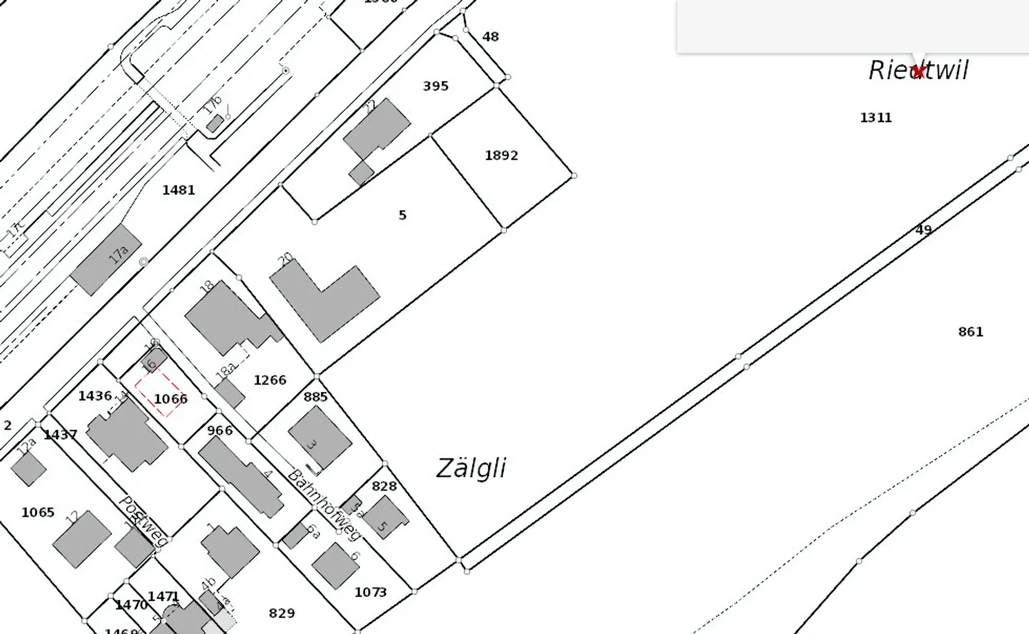 Versatile building plot in mixed zone M2 - 648 m² for living & commercial use in Riedtwil - Photo 2 of 7