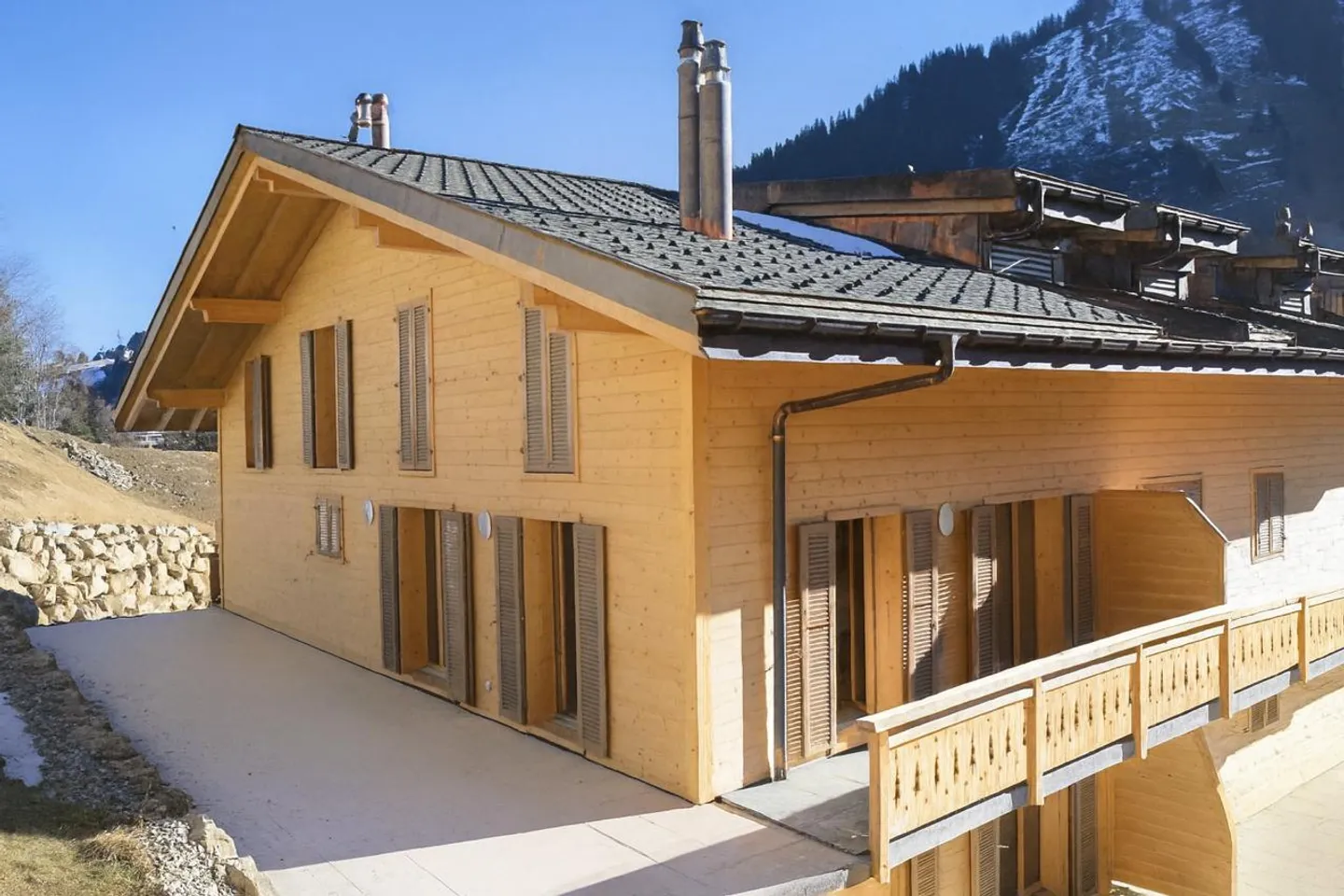 WOHNUNG 3,5 ZIMMER - ZU VERKAUFEN - RES. LES FLOCONS - AUX MOSSES - Foto 2 von 2