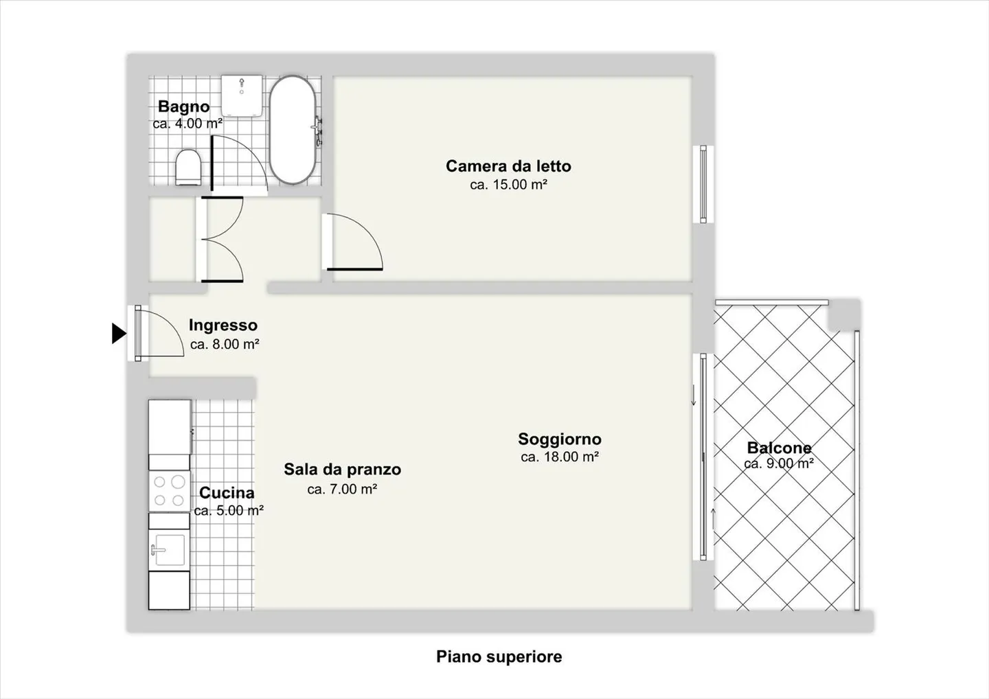 Appartamento moderno con 2 1/2 stanze - Foto 8 di 8