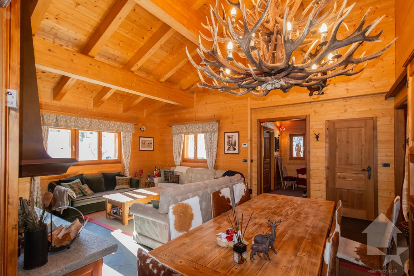 Im Herzen des Val d'Anniviers, wunderschönes Chalet von hohem Standard - Foto 8 von 30