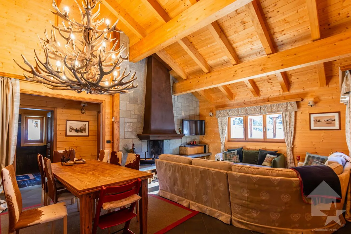 Im Herzen des Val d'Anniviers, wunderschönes Chalet von hohem Standard - Foto 9 von 30