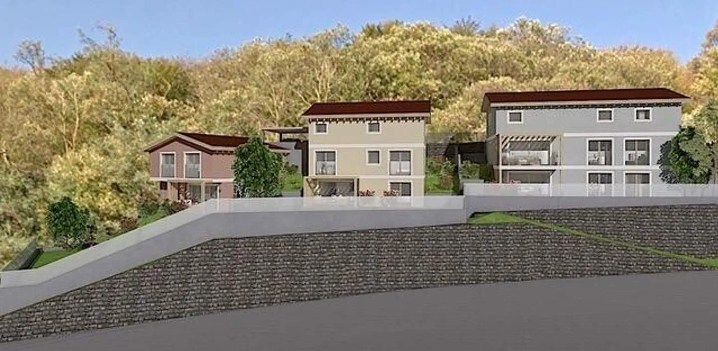 R2 Land of 1087 m2 with approved project for 2 houses, 2 apartments... - Photo 1 of 13