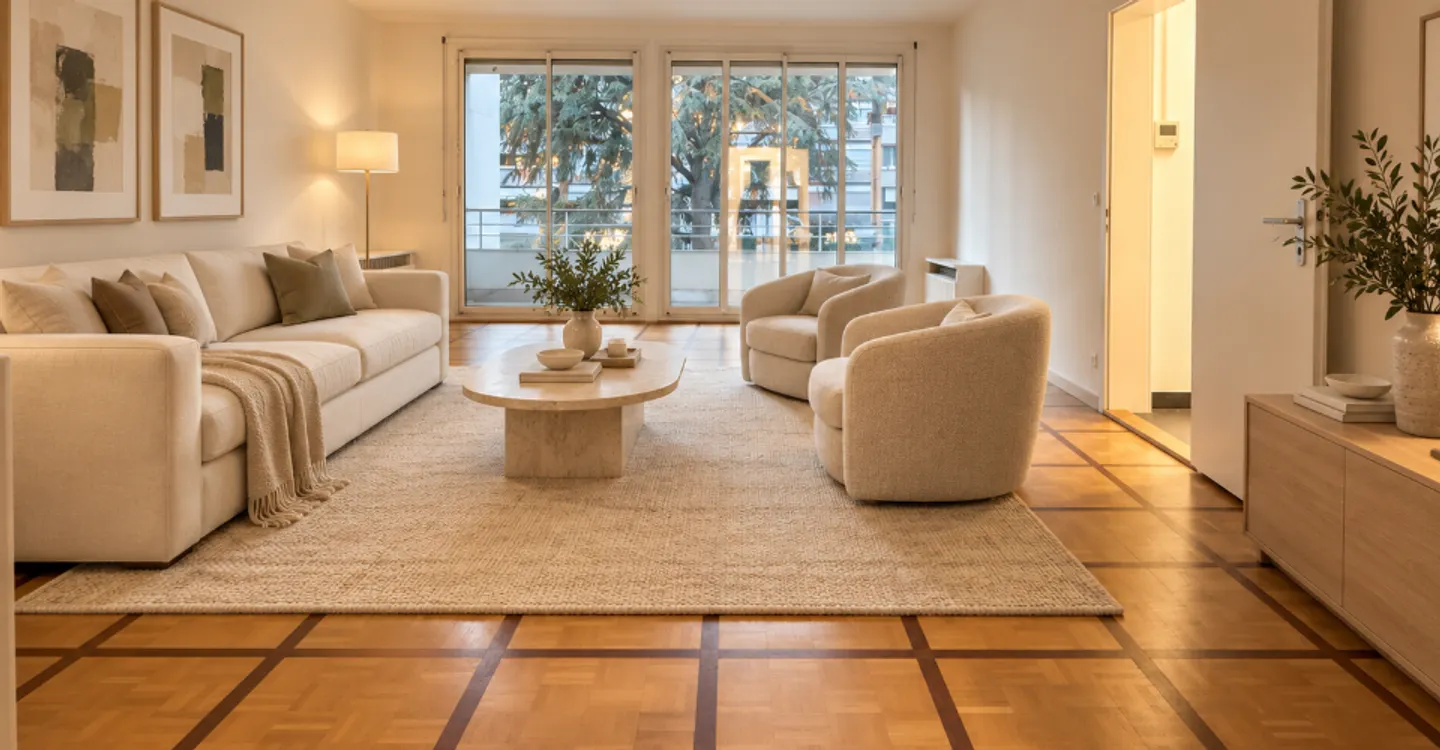 SUPERB 5-ROOM APARTMENT WITH TWO BALCONIES IN CHAMPEL - Photo 2 of 6