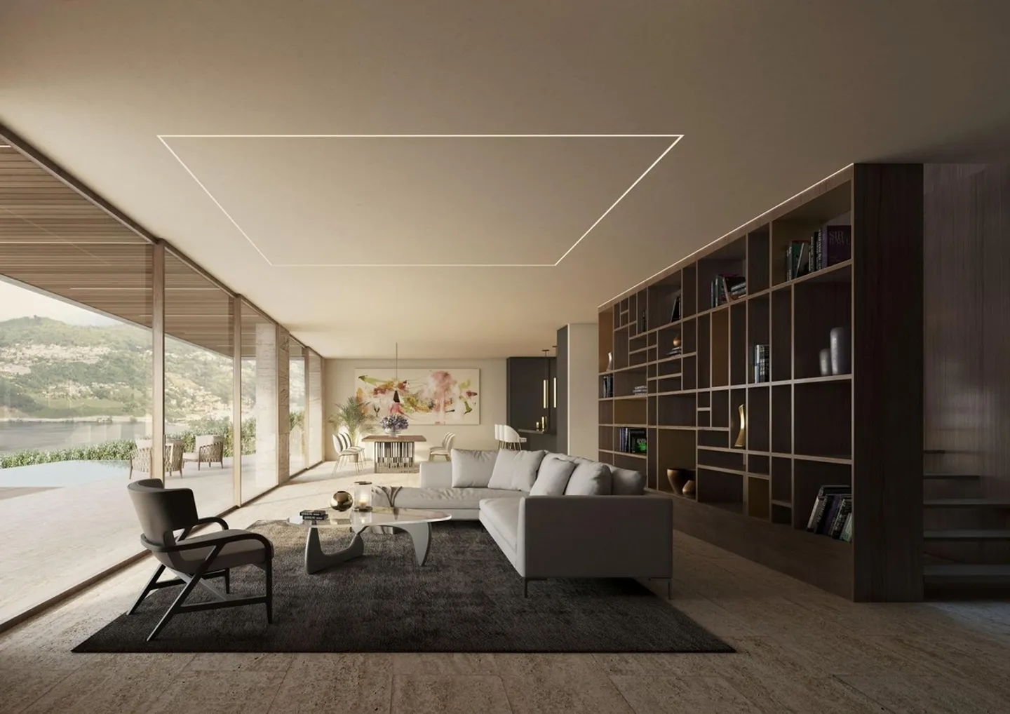 Terrain constructible avec vue imprenable sur le lac de Lugano – Montagnola et projet approuvé pour une villa de 10 pièces - Photo 4 sur 9