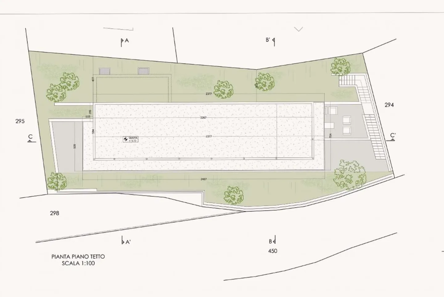 GENEHMIGTES PROJEKT FÜR EIN ZWEIFAMILIENHAUS MIT SEEBLICK IN NEGGIO - Foto 4 von 9