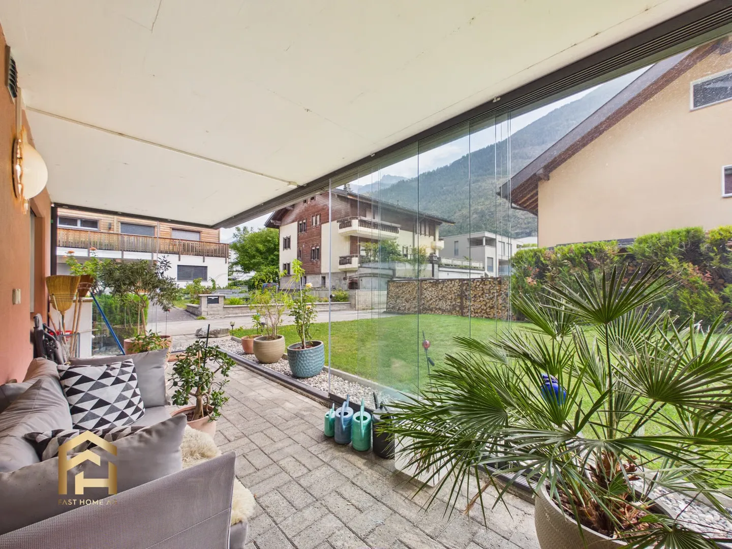 Ruhig wohnen in Brigerbad  sanierte 3.5 ZWG mit Wintergarten - Photo 8 sur 13