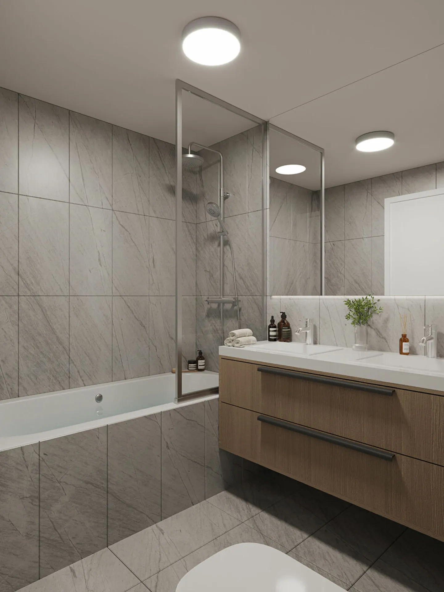 Duplex nuovi 4,5 stanze - al piano giardino - Foto 7 di 10