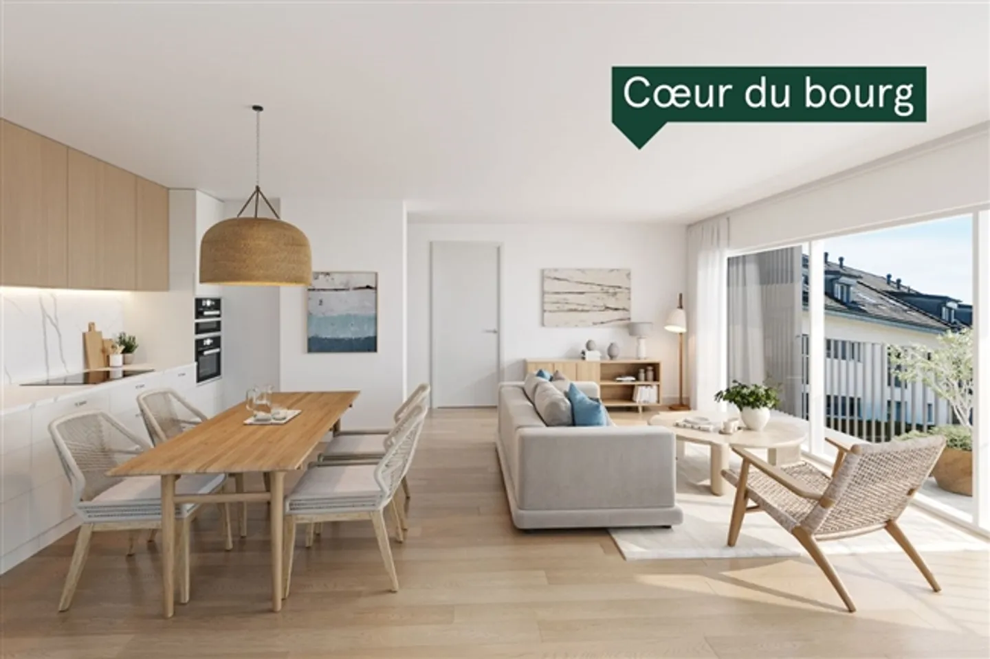 Los G2 - New 2.5-Room Apartment in the Center of the Village in Blonay - Photo 1 of 8