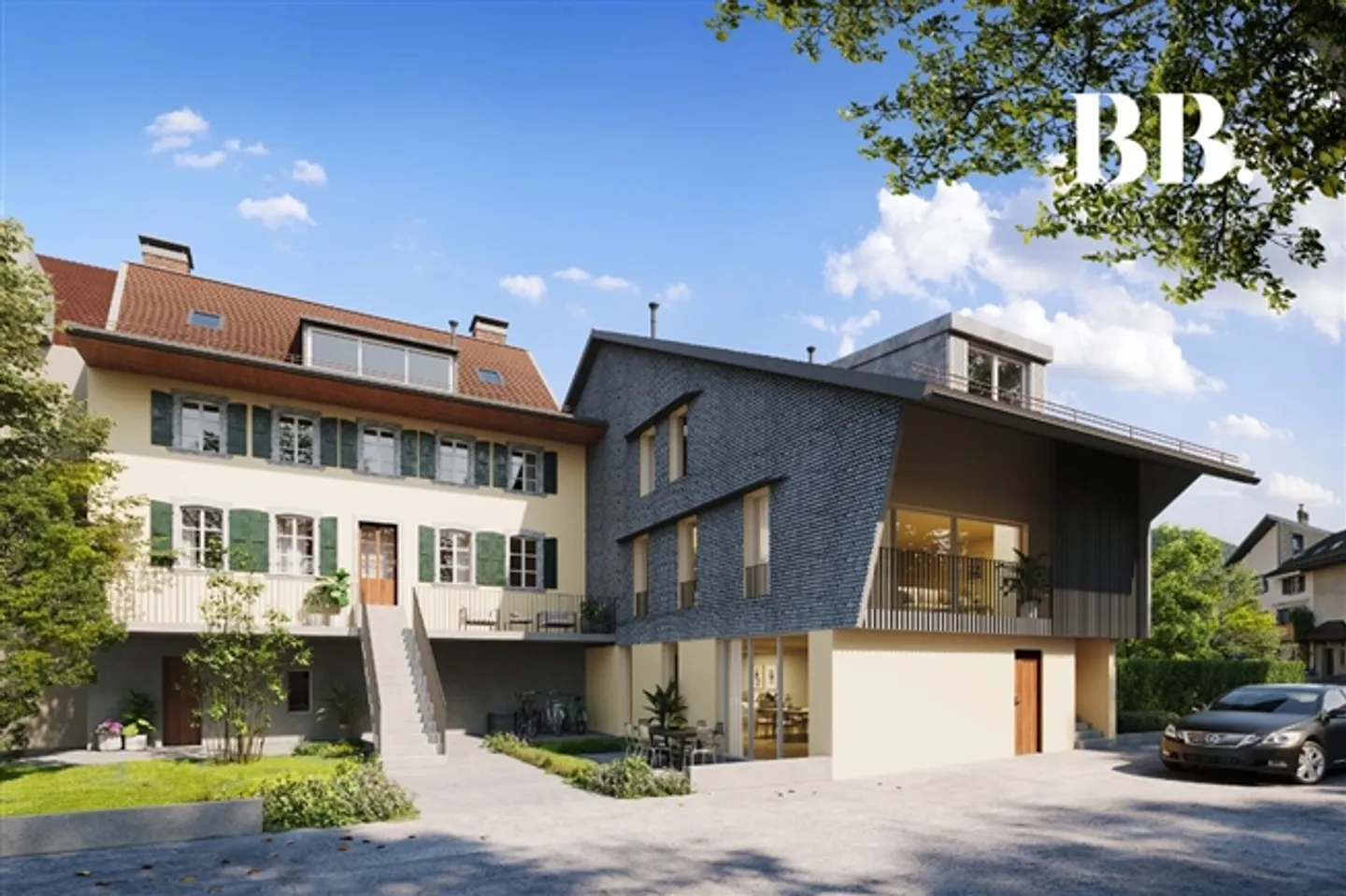 Los G2 - New 2.5-Room Apartment in the Center of the Village in Blonay - Photo 2 of 8