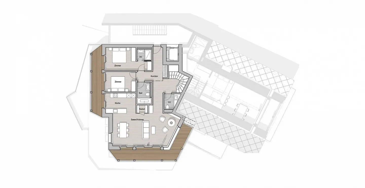 Chalet SKYFALL | Appartement 4.5 pièces 2ème étage Sud-Ouest | Résidence principale - Photo 2 sur 3