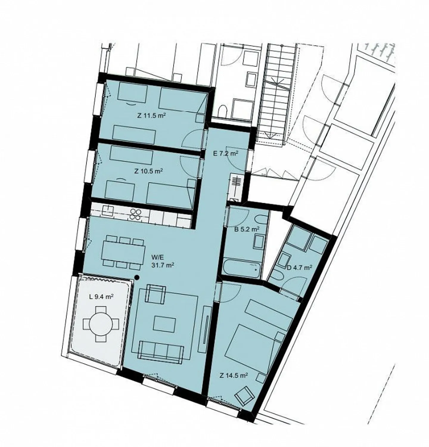 Ihre moderne Wohnung in der Nähe eines Freizeitbereichs - Foto 9 von 9