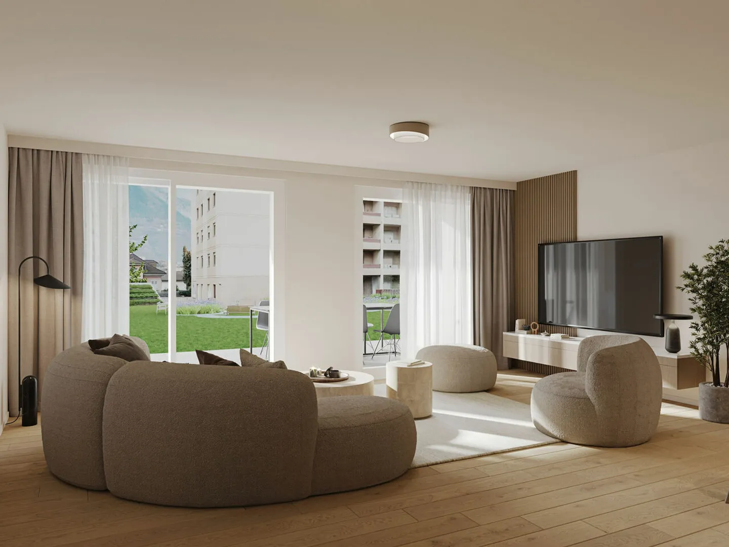 Spazioso duplex 3,5 locali al piano giardino - Centro città - Foto 2 di 11