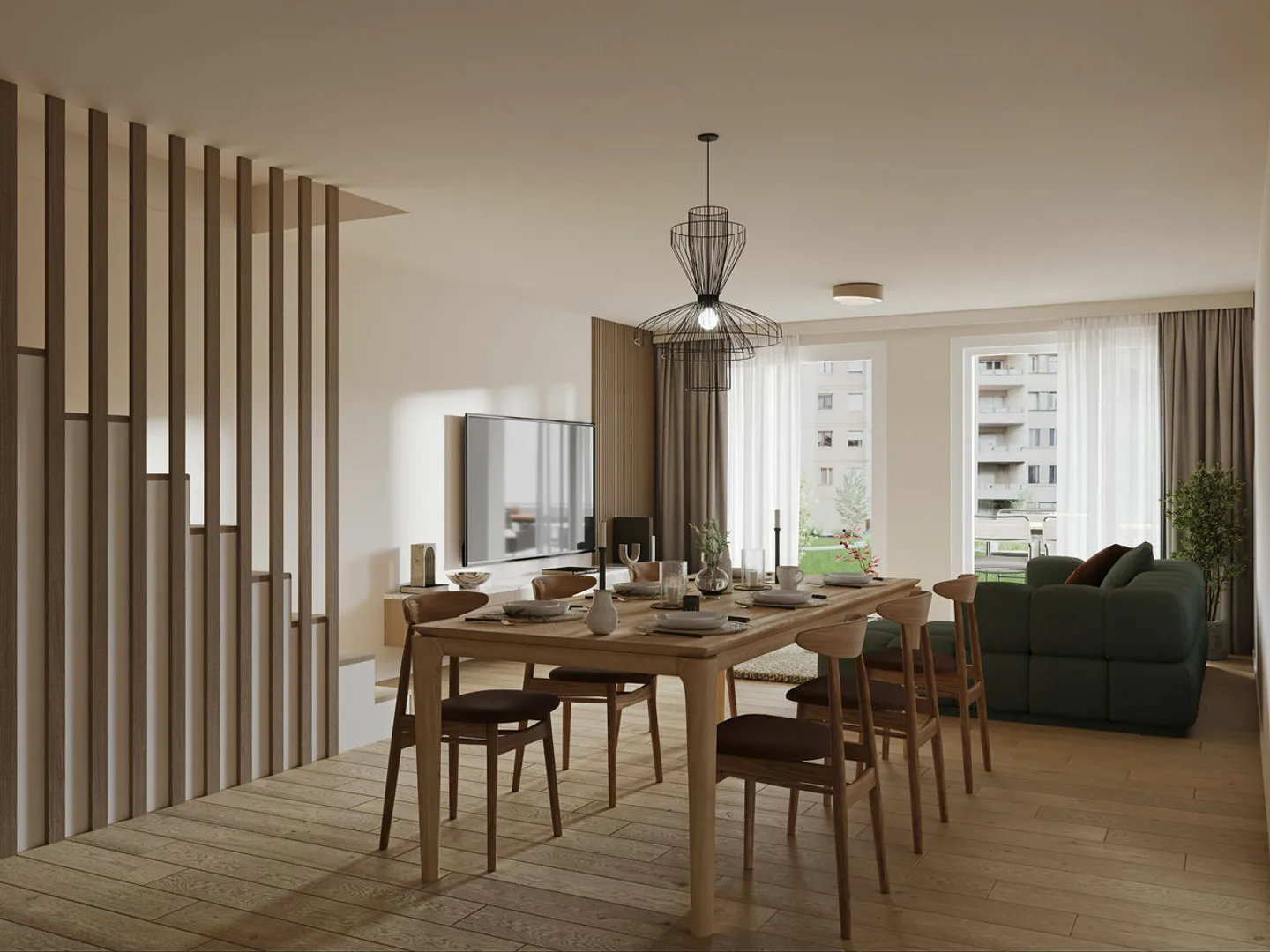 Spazioso duplex 3,5 locali al piano giardino - Centro città - Foto 3 di 11
