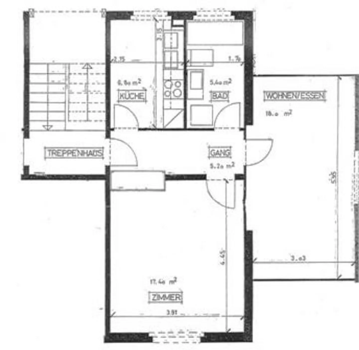 Helle 2-Zimmer-Dachwohnung - Foto 7 von 7