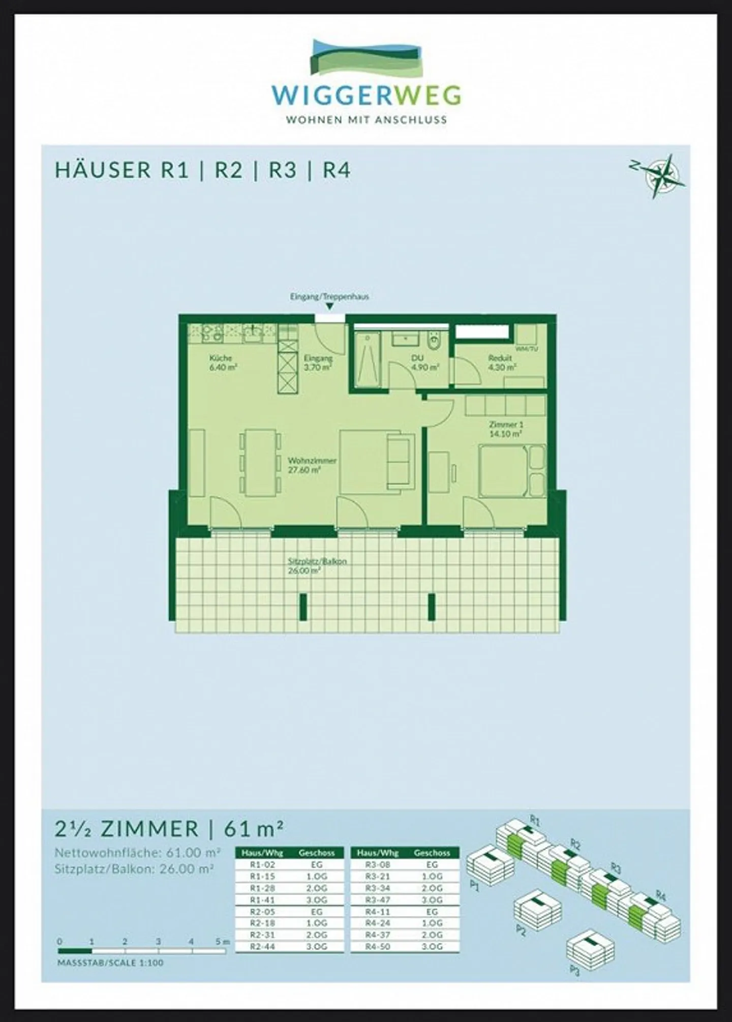 Modern 2.5-room apartment with large terrace & garden - temporary sublet - Photo 11 of 11