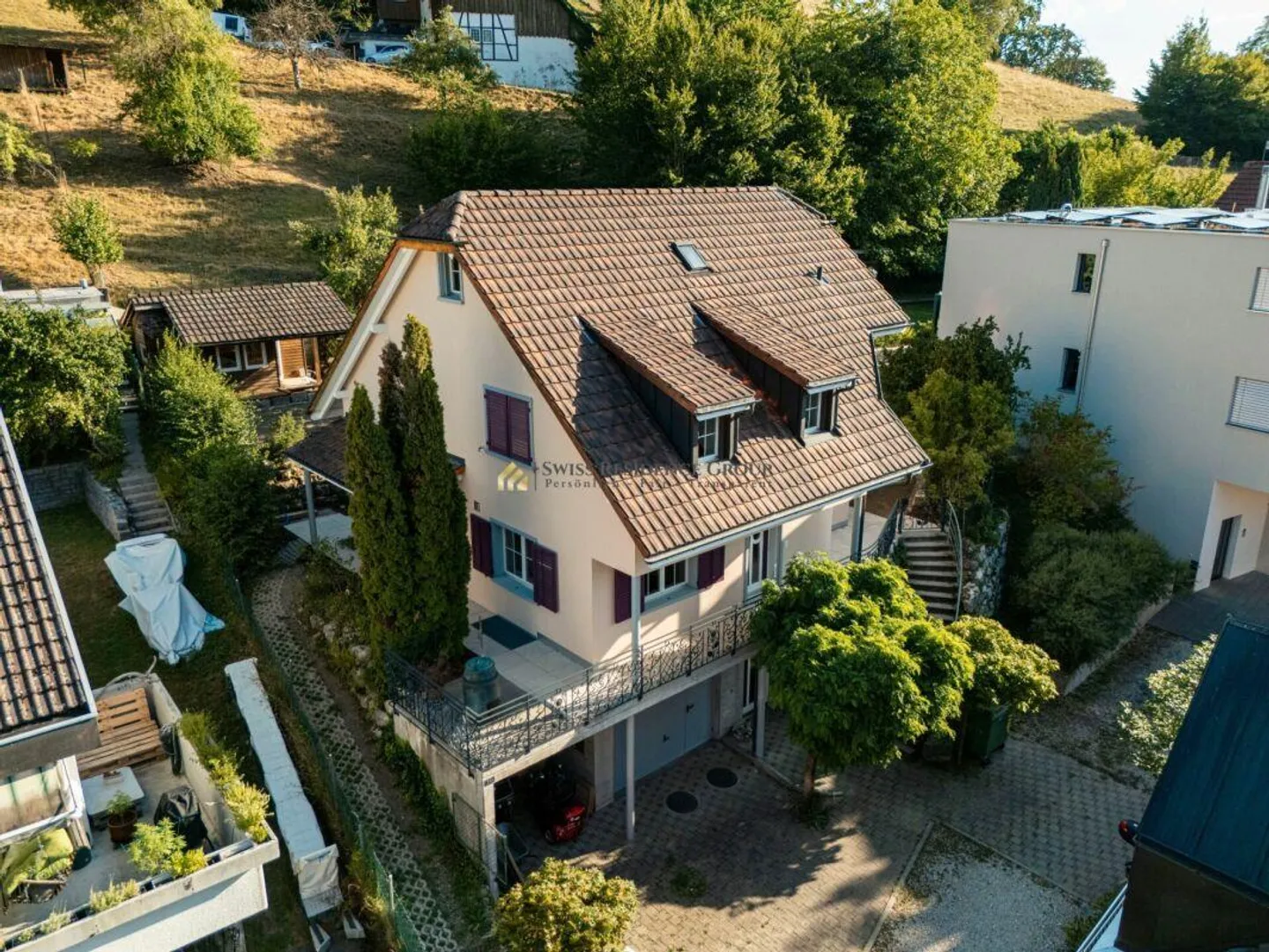 Maison individuelle spacieuse de 6,5 pièces avec jardin de rêve à Wettingen - Photo 22 sur 26