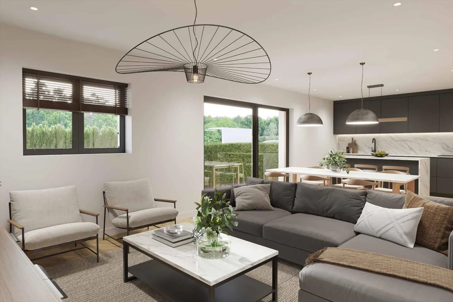 Appartement de 4.5 pièces avec jardin - Photo 1 sur 6