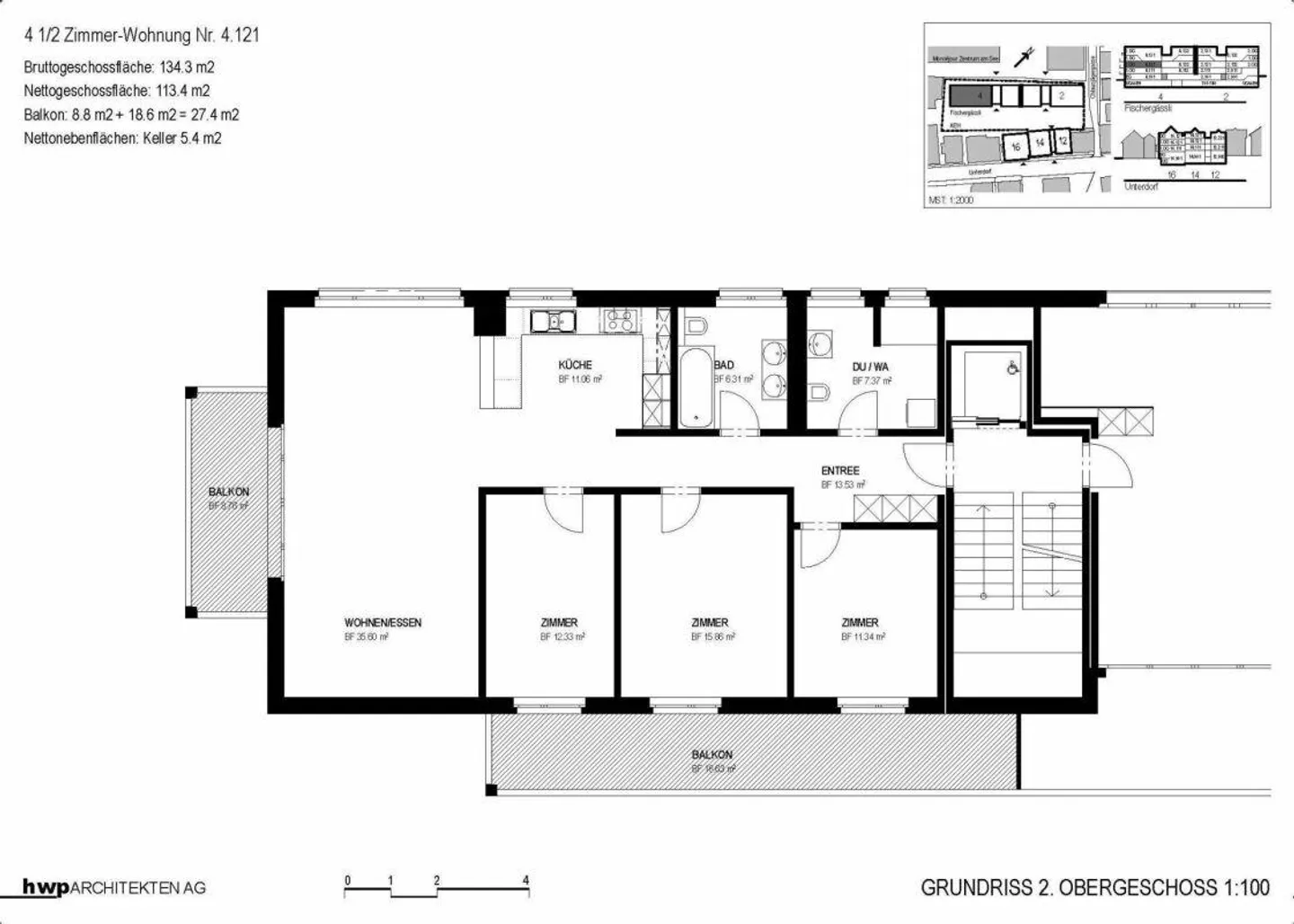 Appartement 4.5 pièces au centre du village - Photo 11 sur 11