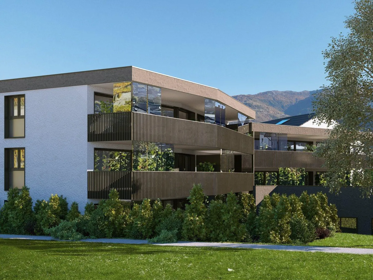 Nuova Residenza Le Domaine a Vétroz nel 2026 - 3,5/4,5 stanze - Foto 1 di 14