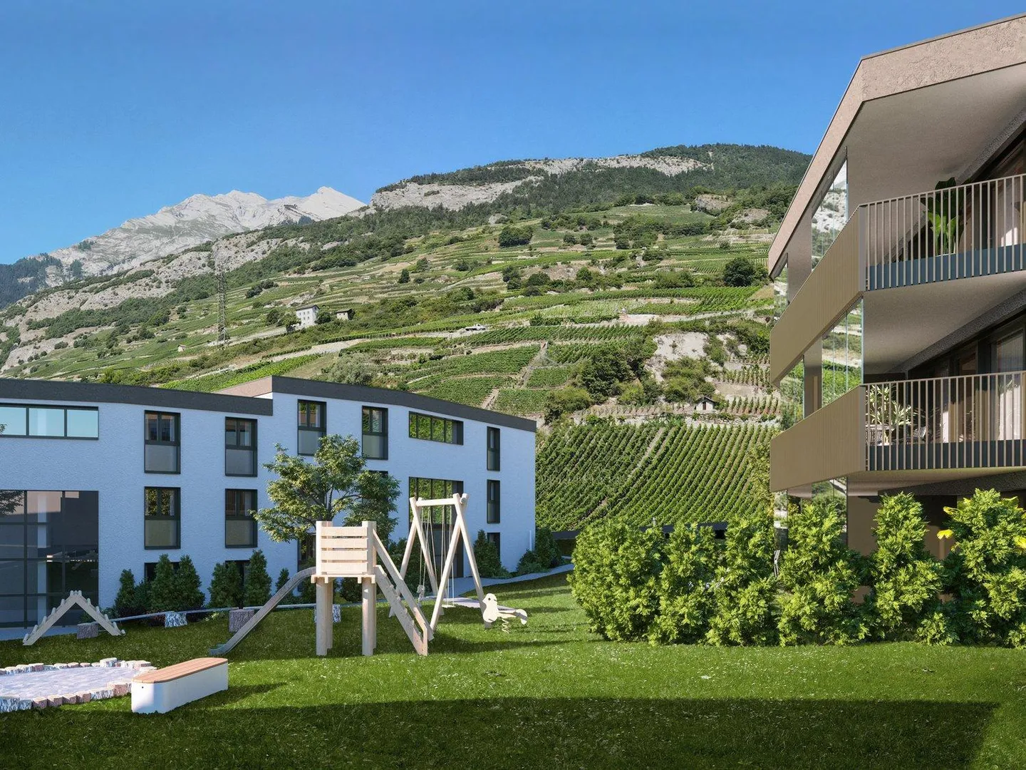 Nuova Residenza Le Domaine a Vétroz nel 2026 - 3,5/4,5 stanze - Foto 6 di 14