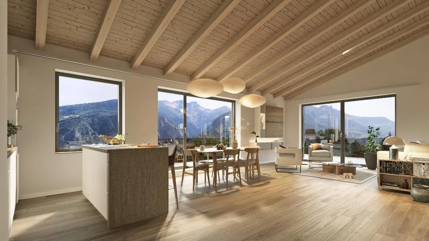 Superb architect-designed new apartment of 3.5 rooms with terrace and garden in a small condominium of 4 apartments. - Photo 5 of 8