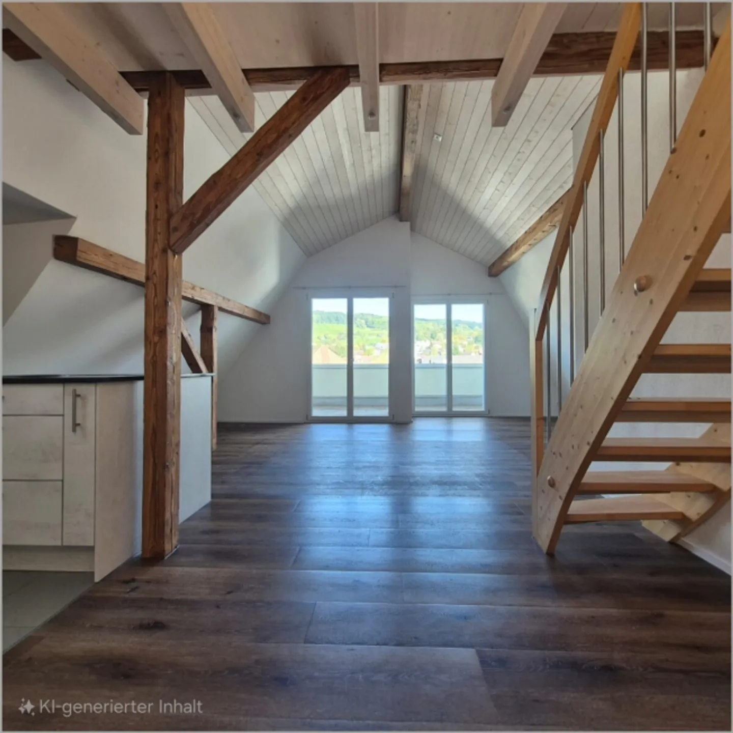 Gemütliche Dachwohnung mit Galerie! - Foto 3 von 10