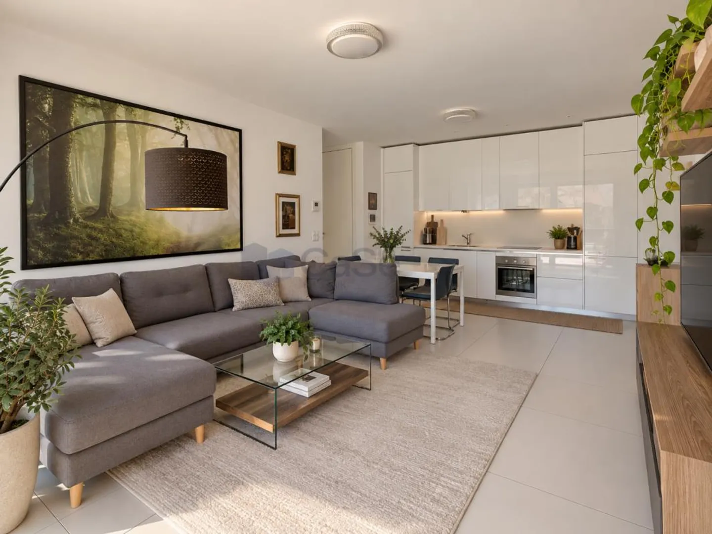 MANNO - MODERN 3.5-ROOM APARTMENT WITH 80 M² GLASS-ENCLOSED TERRACE - Photo 5 of 21