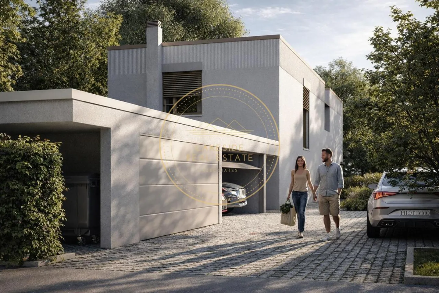 Villa contemporaine près de Genève - Photo 1 sur 6