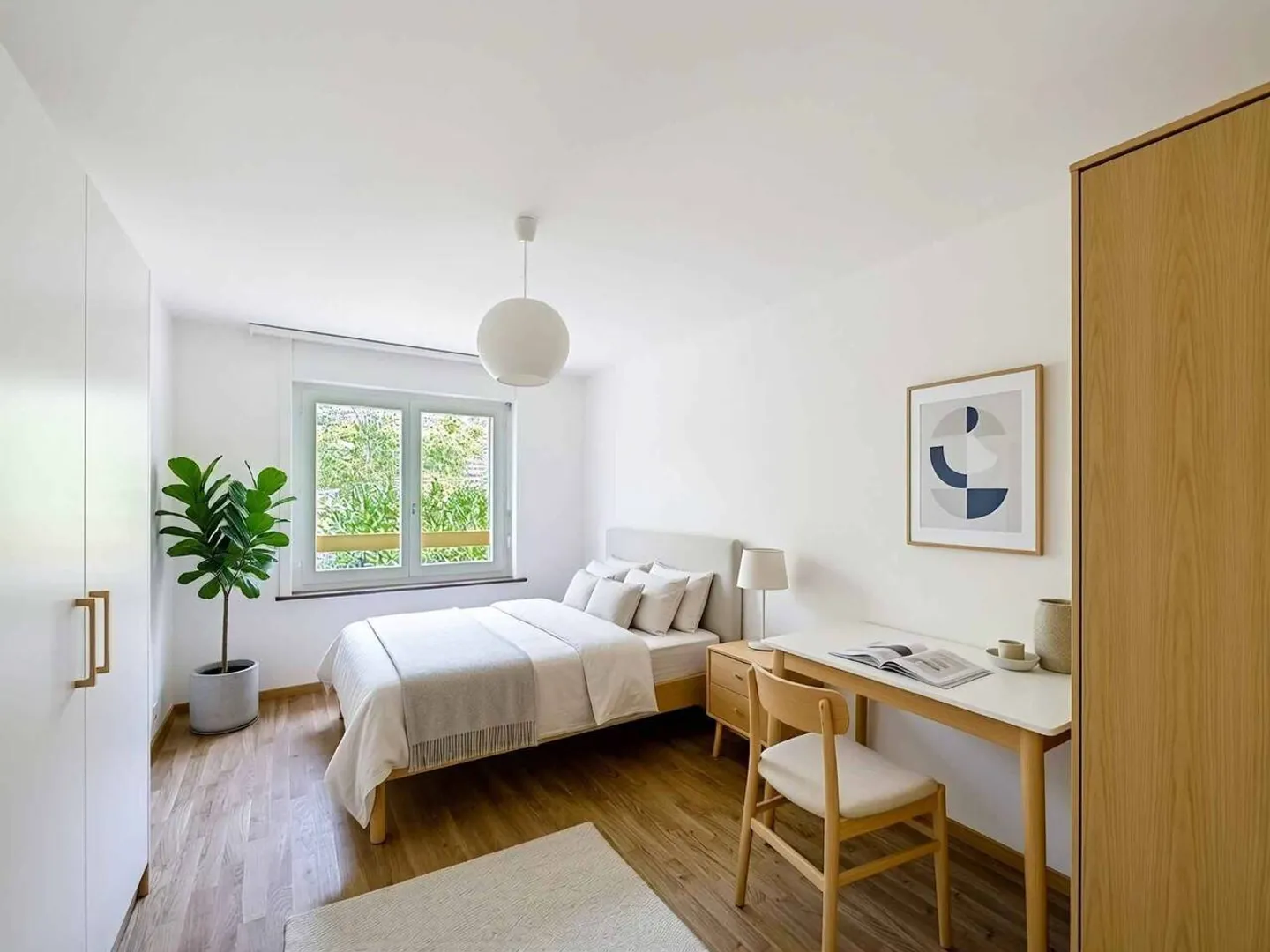 On the top floor - Large 3.5-room apartment on 1 level of 79 m2 + balcony - Photo 11 of 13