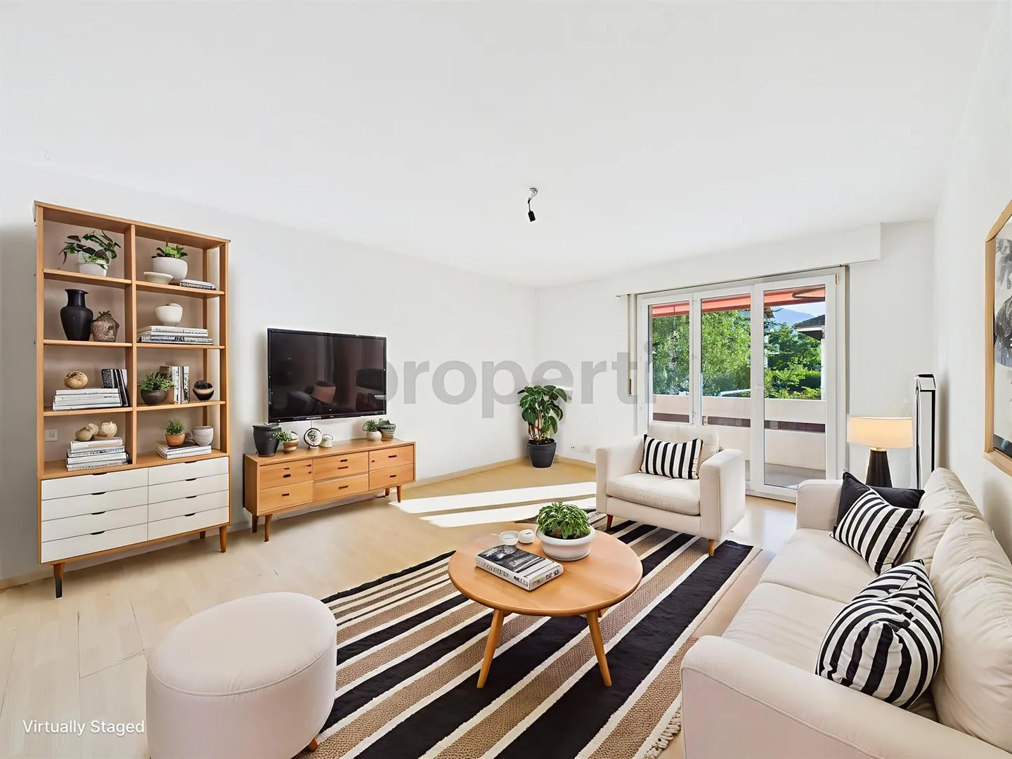 Charmanter Apartment mit 3.5 Zimmern in Fully mit herrlicher Aussicht - Foto 1 von 12