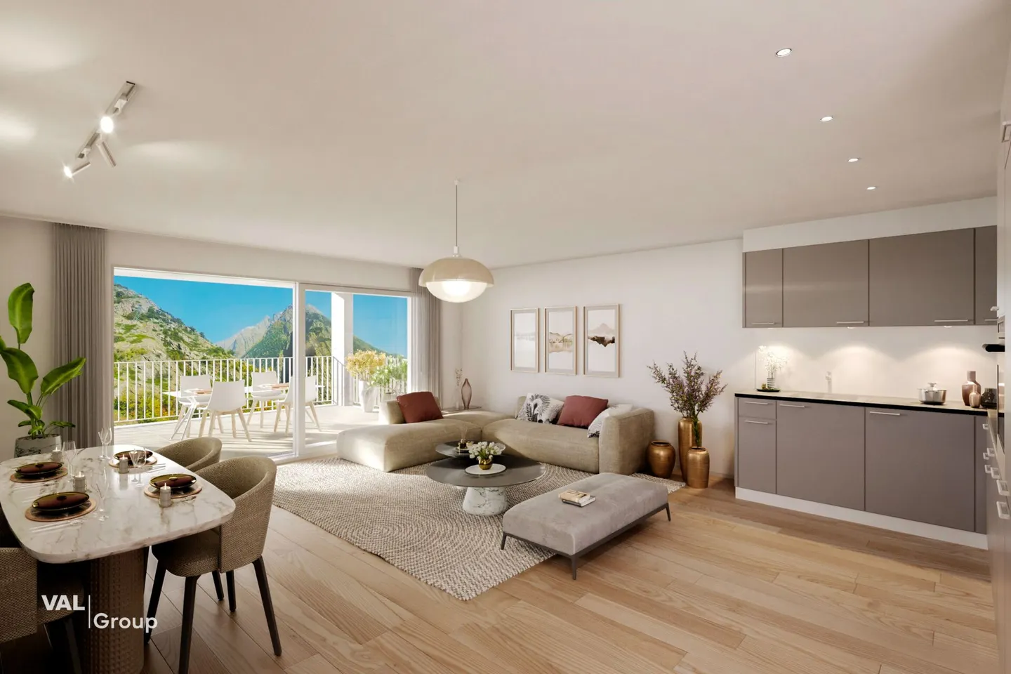 Appartement 2.5 pièces avec loggia - première location dans le Gamsgarten - Photo 2 sur 10